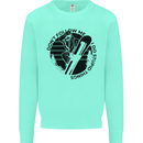 Funny Snowboarder Don't Follow Me Kids Sweatshirt Jumper Peppermint