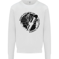 Funny Snowboarder Don't Follow Me Kids Sweatshirt Jumper White