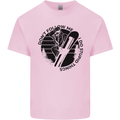 Funny Snowboarder Don't Follow Me Kids T-Shirt Childrens Light Pink