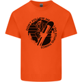 Funny Snowboarder Don't Follow Me Kids T-Shirt Childrens Orange