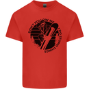 Funny Snowboarder Don't Follow Me Kids T-Shirt Childrens Red