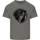 Funny Snowboarder Don't Follow Me Mens Cotton T-Shirt Tee Top Charcoal