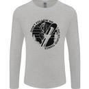 Funny Snowboarder Don't Follow Me Mens Long Sleeve T-Shirt Sports Grey