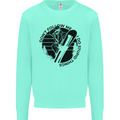 Funny Snowboarder Don't Follow Me Mens Sweatshirt Jumper Peppermint