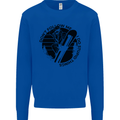 Funny Snowboarder Don't Follow Me Mens Sweatshirt Jumper Royal Blue
