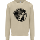 Funny Snowboarder Don't Follow Me Mens Sweatshirt Jumper Sand