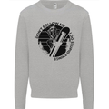 Funny Snowboarder Don't Follow Me Mens Sweatshirt Jumper Sports Grey