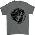 Funny Snowboarder Don't Follow Me Mens T-Shirt 100% Cotton Charcoal