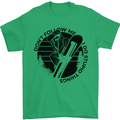 Funny Snowboarder Don't Follow Me Mens T-Shirt 100% Cotton Irish Green