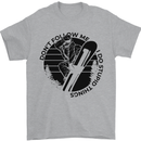 Funny Snowboarder Don't Follow Me Mens T-Shirt 100% Cotton Sports Grey