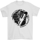 Funny Snowboarder Don't Follow Me Mens T-Shirt 100% Cotton White