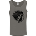 Funny Snowboarder Don't Follow Me Mens Vest Tank Top Charcoal