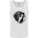 Funny Snowboarder Don't Follow Me Mens Vest Tank Top White