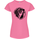 Funny Snowboarder Don't Follow Me Womens Petite Cut T-Shirt Azalea