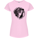 Funny Snowboarder Don't Follow Me Womens Petite Cut T-Shirt Light Pink