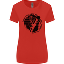 Funny Snowboarder Don't Follow Me Womens Wider Cut T-Shirt Red