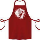 Funny Snowboarding Dont Follow Me Cotton Apron 100% Organic Maroon