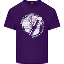 Funny Snowboarding Dont Follow Me Mens Cotton T-Shirt Tee Top Purple