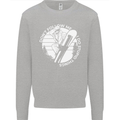 Funny Snowboarding Dont Follow Me Mens Sweatshirt Jumper Sports Grey