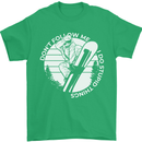 Funny Snowboarding Dont Follow Me Mens T-Shirt 100% Cotton Irish Green