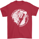 Funny Snowboarding Dont Follow Me Mens T-Shirt 100% Cotton Red