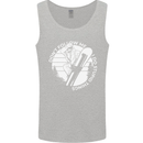 Funny Snowboarding Dont Follow Me Mens Vest Tank Top Sports Grey