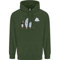 Funny Storage Evolution IT Retro PC Device Childrens Kids Hoodie Forest Green