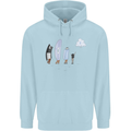 Funny Storage Evolution IT Retro PC Device Childrens Kids Hoodie Light Blue