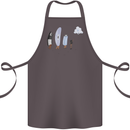 Funny Storage Evolution IT Retro PC Device Cotton Apron 100% Organic Dark Grey