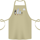 Funny Storage Evolution IT Retro PC Device Cotton Apron 100% Organic Khaki