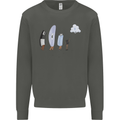 Funny Storage Evolution IT Retro PC Device Kids Sweatshirt Jumper Storm Grey