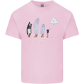 Funny Storage Evolution IT Retro PC Device Kids T-Shirt Childrens Light Pink