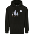 Funny Storage Evolution IT Retro PC Device Mens 80% Cotton Hoodie Black