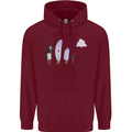 Funny Storage Evolution IT Retro PC Device Mens 80% Cotton Hoodie Maroon