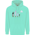 Funny Storage Evolution IT Retro PC Device Mens 80% Cotton Hoodie Peppermint