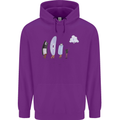 Funny Storage Evolution IT Retro PC Device Mens 80% Cotton Hoodie Purple