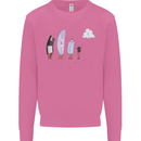 Funny Storage Evolution IT Retro PC Device Mens Sweatshirt Jumper Azalea