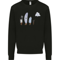 Funny Storage Evolution IT Retro PC Device Mens Sweatshirt Jumper Black