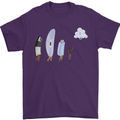 Funny Storage Evolution IT Retro PC Device Mens T-Shirt 100% Cotton Purple