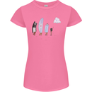 Funny Storage Evolution IT Retro PC Device Womens Petite Cut T-Shirt Azalea