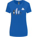 Funny Storage Evolution IT Retro PC Device Womens Wider Cut T-Shirt Royal Blue