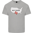 Funny Texas Not Texas State Independence USA Kids T-Shirt Childrens Sports Grey