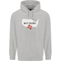 Funny Texas Not Texas State Independence USA Mens 80% Cotton Hoodie Sports Grey
