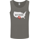 Funny Texas Not Texas State Independence USA Mens Vest Tank Top Charcoal