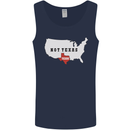 Funny Texas Not Texas State Independence USA Mens Vest Tank Top Navy Blue