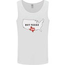 Funny Texas Not Texas State Independence USA Mens Vest Tank Top White