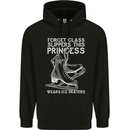Funny This Princess Wears Ice Skates Skater Childrens Kids Hoodie Black