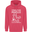 Funny This Princess Wears Ice Skates Skater Childrens Kids Hoodie Heliconia