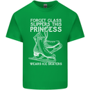 Funny This Princess Wears Ice Skates Skater Kids T-Shirt Childrens Irish Green