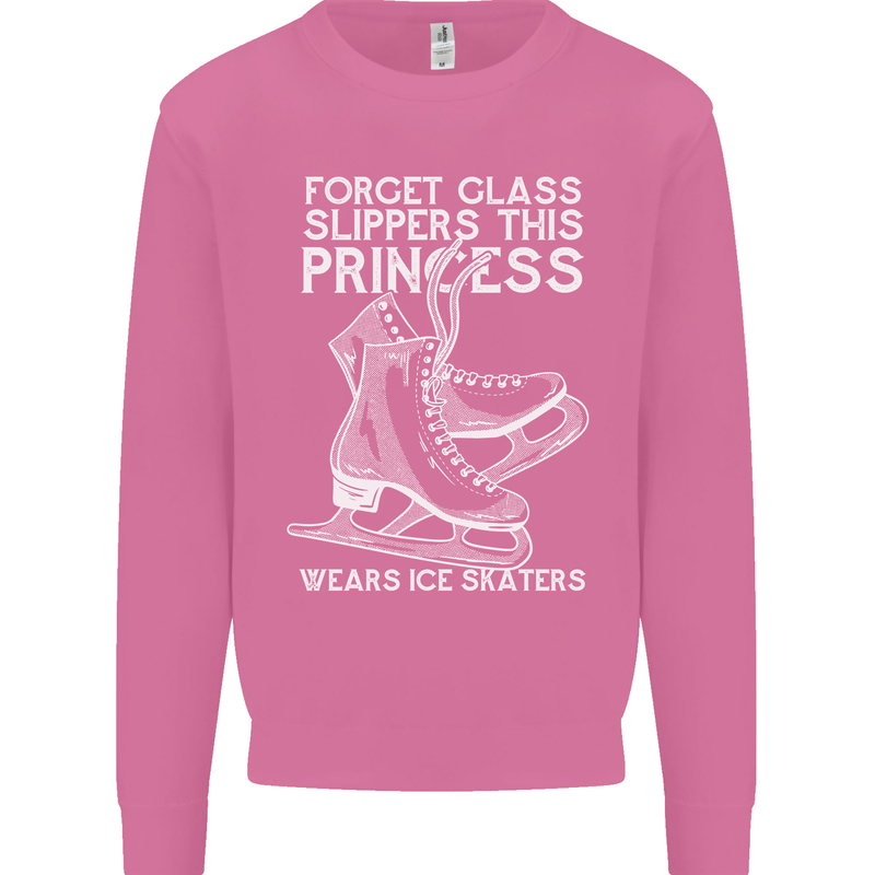 Funny This Princess Wears Ice Skates Skater Mens Sweatshirt Jumper Azalea
